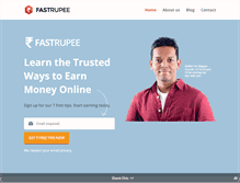 Tablet Screenshot of fastrupee.com